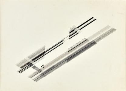 Nasreem Mohamedi, Glenbarra Art Museum Collection, Japan Drawing by Nasreen Mohamedi