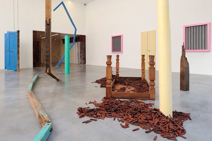 of-all-poeple-wide-installation-shot_gallery Sheela Gowda, of all people, Iniva at Rivington Place