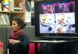 'Cultural Threads' listen to the panel discussion at the Clothes Cloth & Culture Group