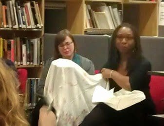 'Cultural Threads' listen to the panel discussion at the Clothes Cloth & Culture Group