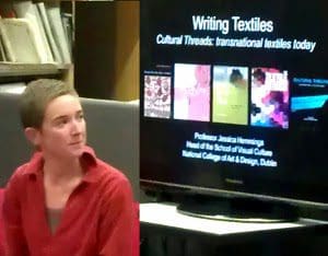 'Cultural Threads' listen to the panel discussion at the Clothes Cloth & Culture Group
